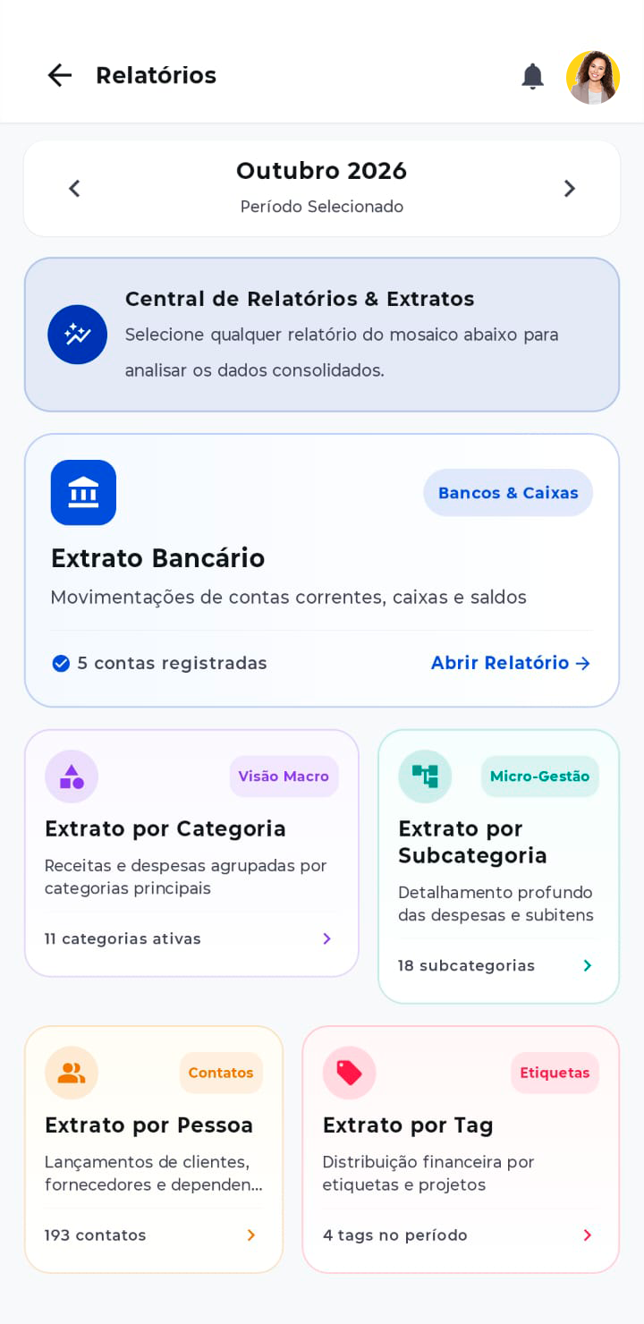 Central de Relatórios & Extratos